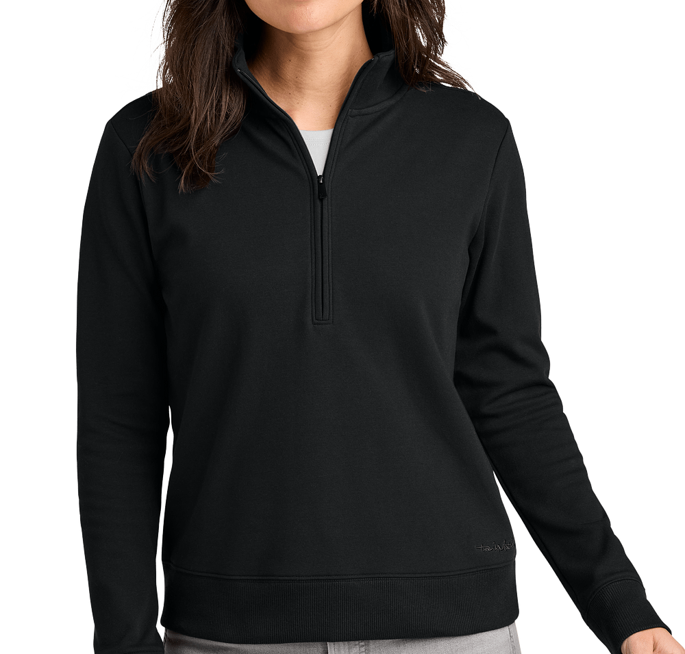 TravisMathew Women's Ocean Villa Quarter Zip Sweatshirt-default