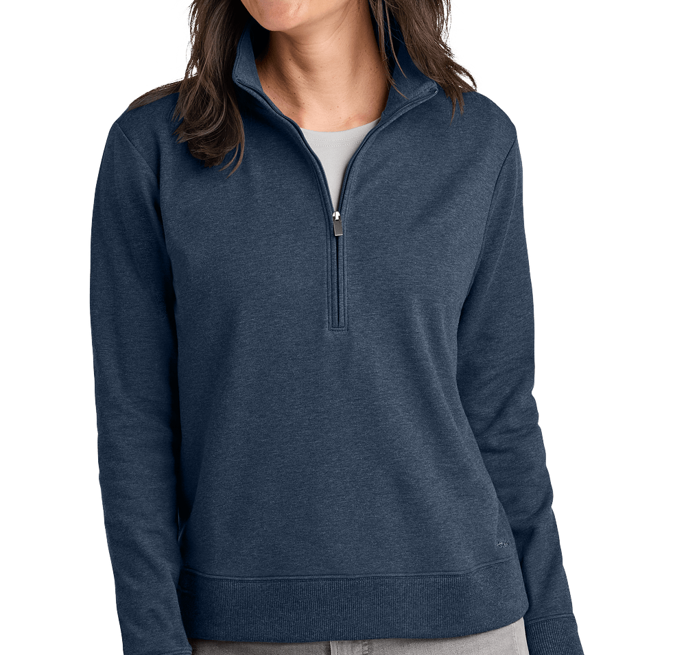 TravisMathew Women's Ocean Villa Quarter Zip Sweatshirt-default