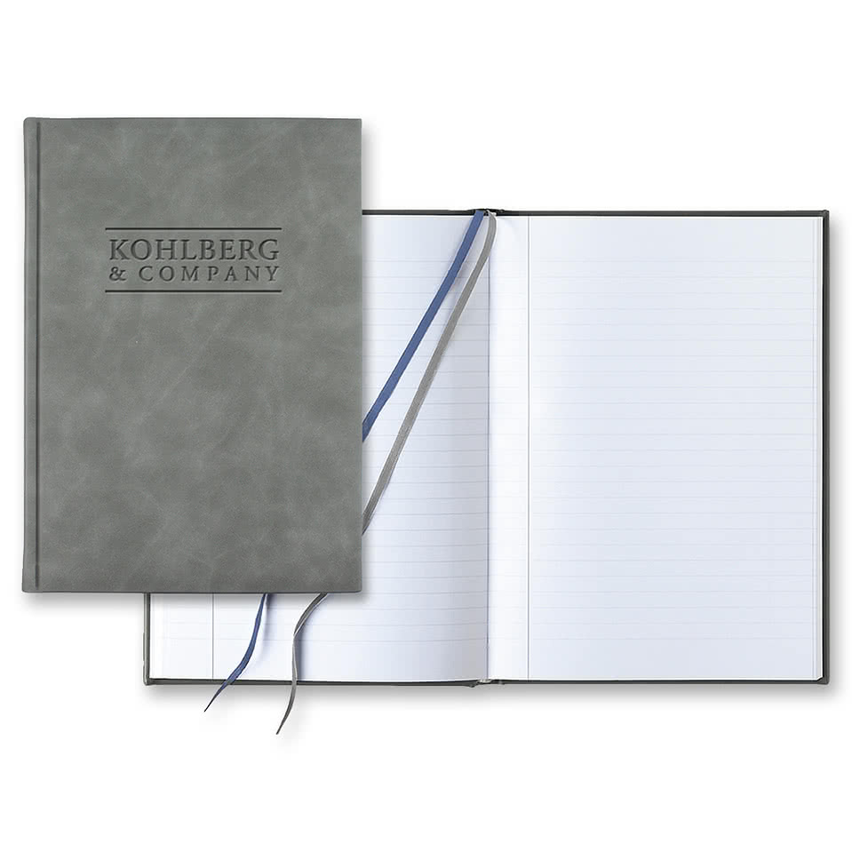 Castelli Debossed Chia Slim Grande Lined Hard Cover Notebook