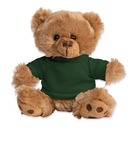 6" Big Paw Brown Bear - Color: Forest Green