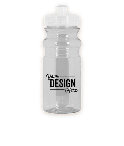 20 oz. Translucent Bike Water Bottle - Transparent Clear