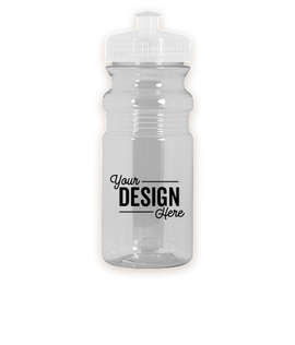 20 oz. Translucent Bike Water Bottle - Color: Transparent Clear