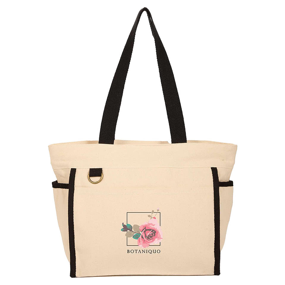 Organic Cotton Accent Tote Bag