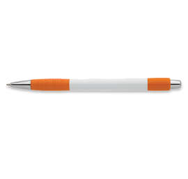 Element White Body Grip Pen (black ink) - Color: Orange