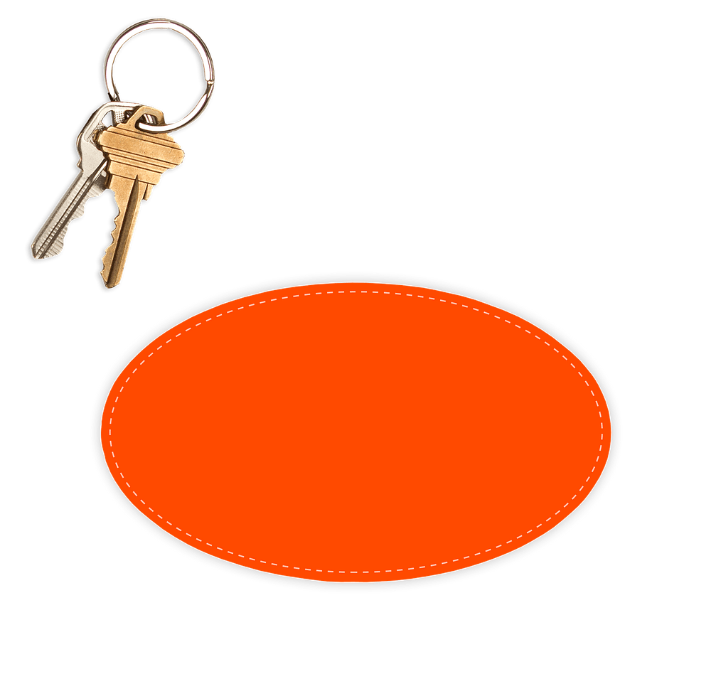 5.75 in. x 3.375 in. Oval Car Magnet-default