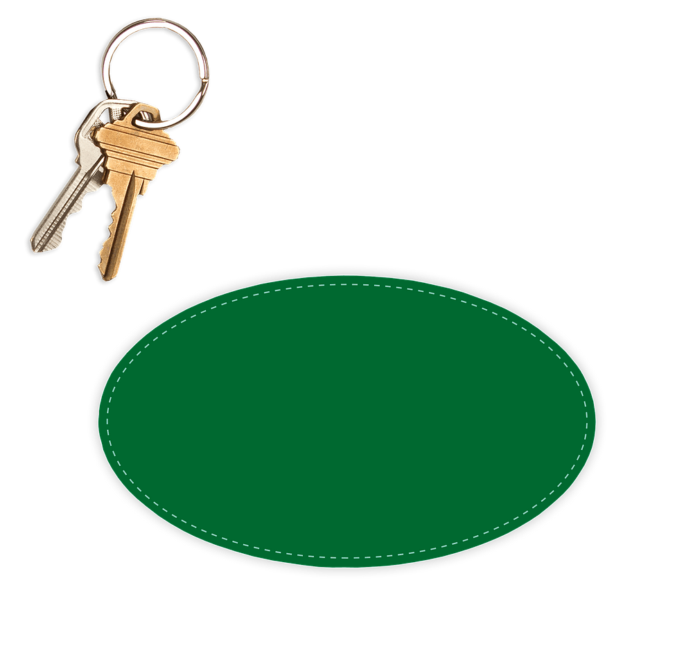 5.75 in. x 3.375 in. Oval Car Magnet-default