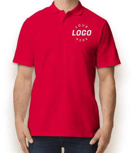 Gildan Softstyle Pique Polo - Color: Cherry Red