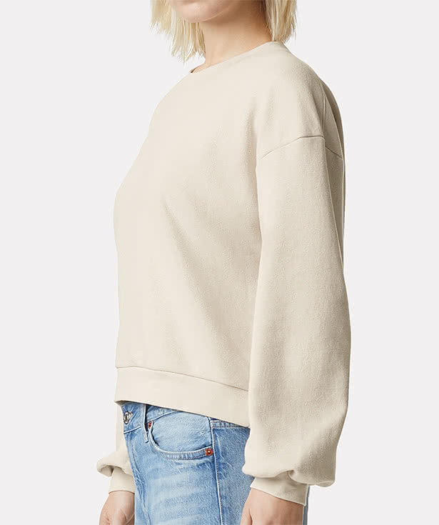 American Apparel Women's ReFlex Fleece Crewneck Sweatshirt