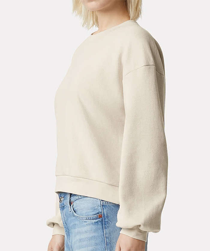 American Apparel Women's ReFlex Fleece Crewneck Sweatshirt