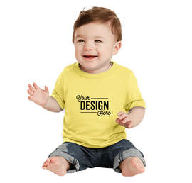 Port & Company Infant Core Cotton T-shirt - Color: Yellow