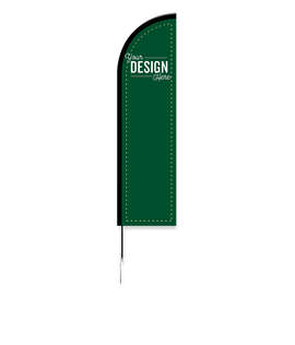 Full Color 8' Feather Flag with Ground Stake