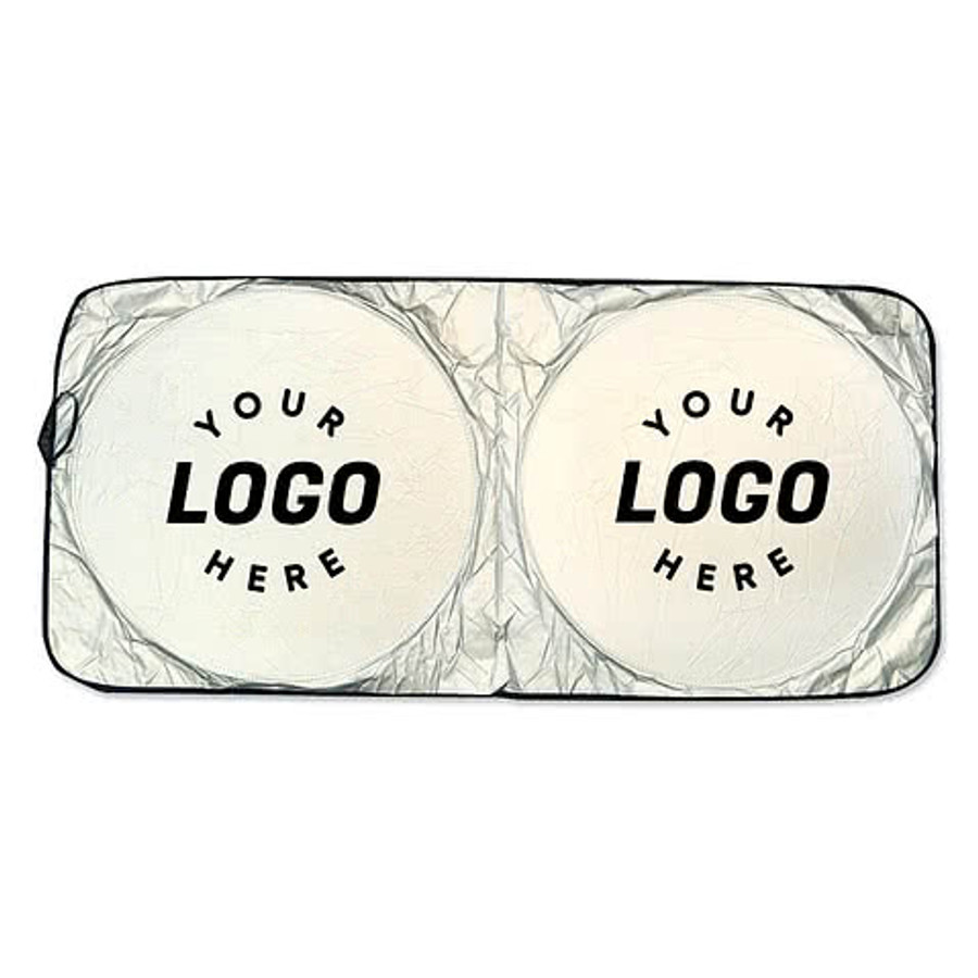 Collapsible Reflective Car Sun Shade in Silver