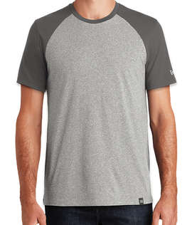 New Era Heritage Blend Short Sleeve Raglan T-shirt