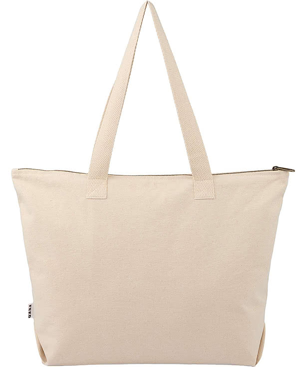 FEED Organic Cotton Zippered Tote Bag