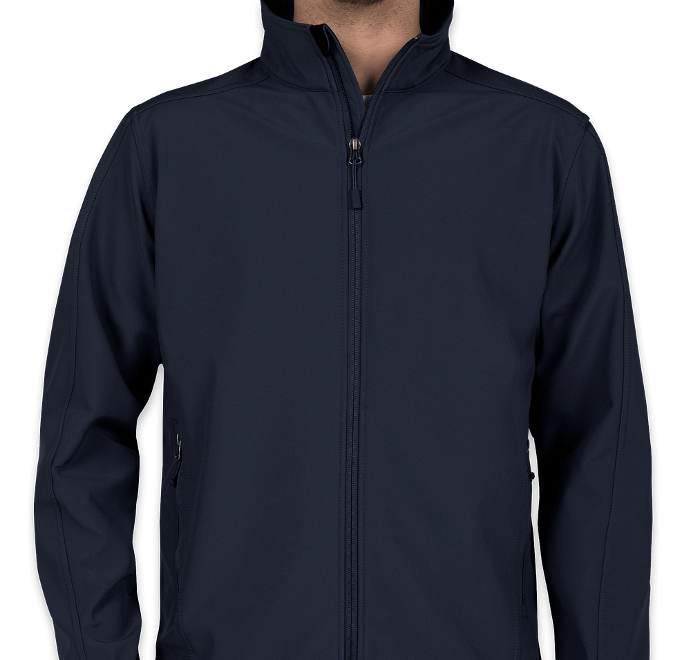 Port Authority Tall Core Fleece Lined Soft Shell Jacket - Embroidered-default