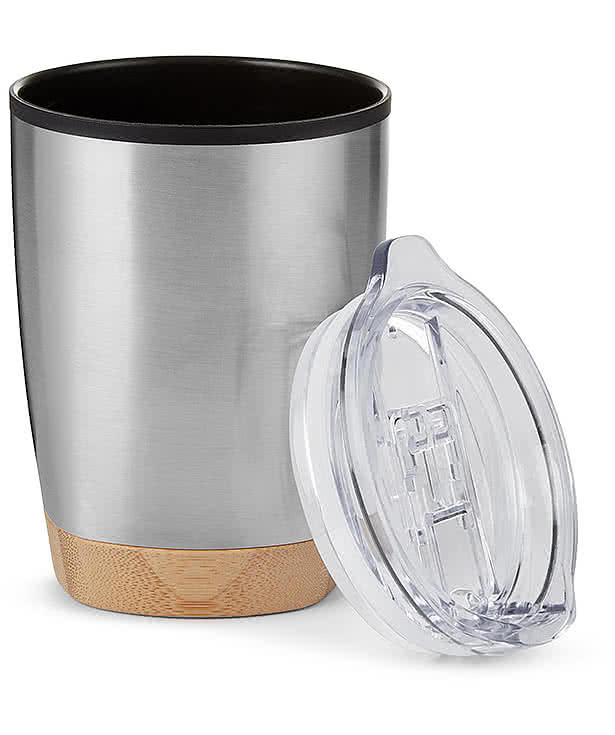 12 oz. Symmetry Insulated Tumbler with Bamboo Base