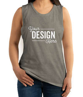 Next Level Women's Slim Fit Festival Muscle Tank - Color: Ash