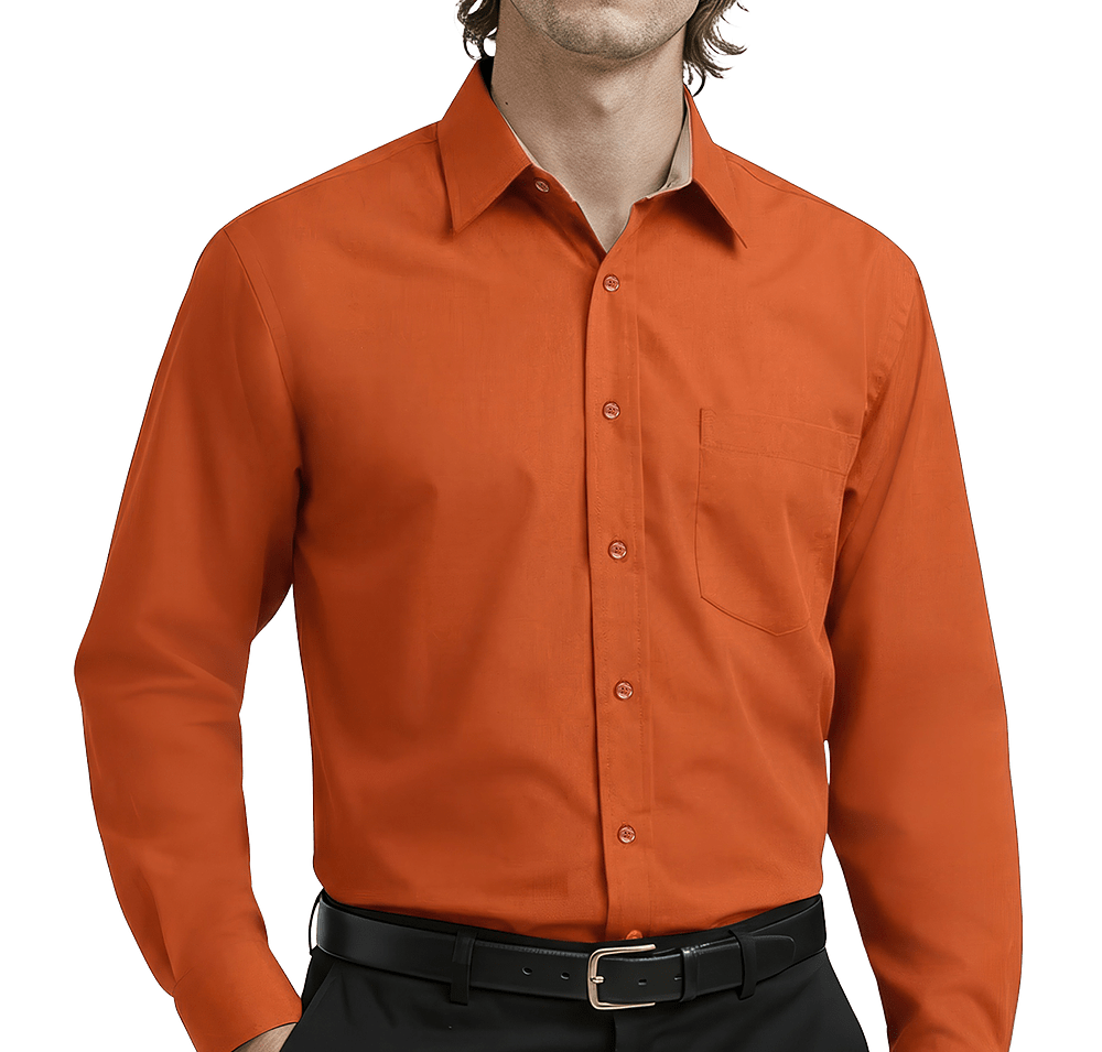 Blue Generation Fine Line Twill Long Sleeve Shirt - Printed-default