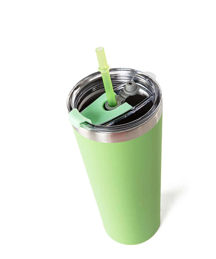 24 oz. Colma Stainless Steel Insulated Tumbler with Straw