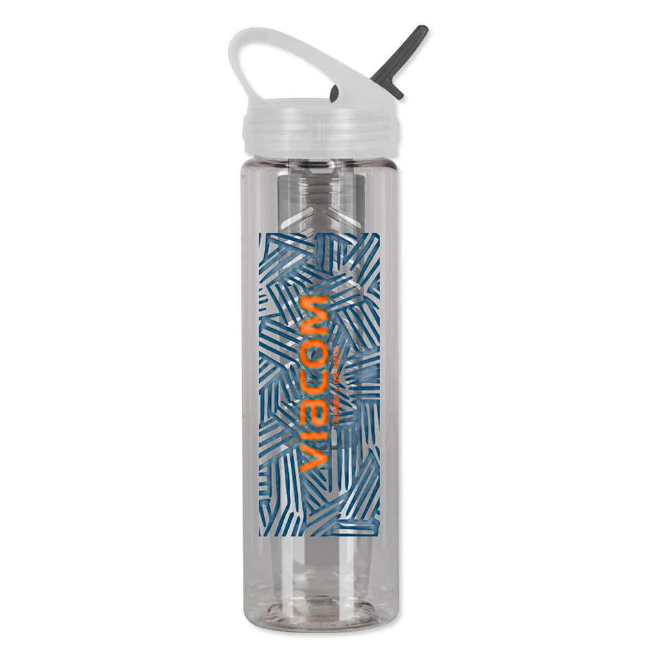 25 oz. Baja Fruit Fusion Water Bottle with Freedom Lid and Basket