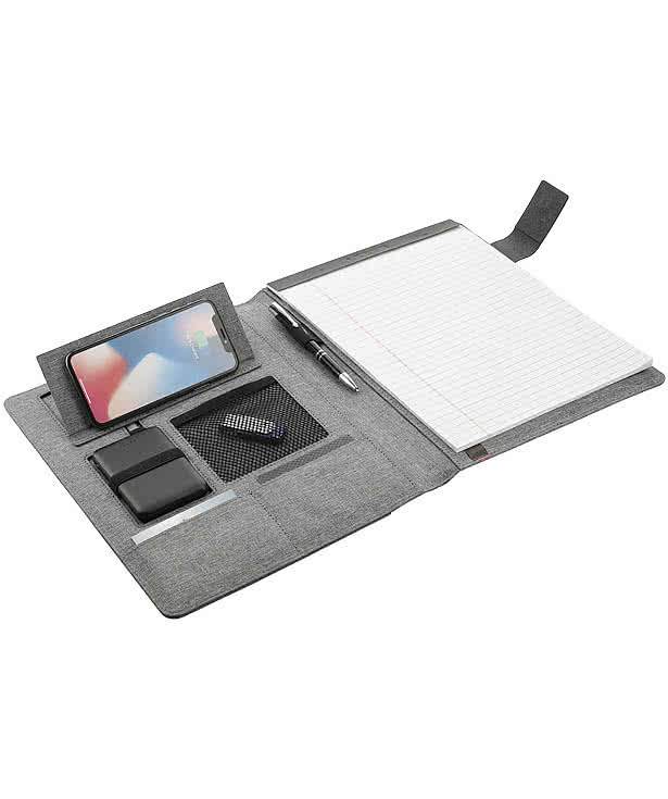 Reclaim 5,000 mAh Wireless Charging Padfolio