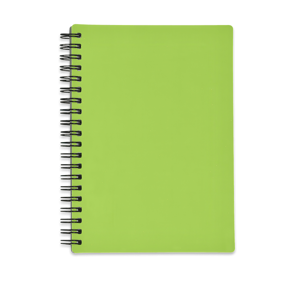 Rubbery Hard Cover Spiral Notebook-default