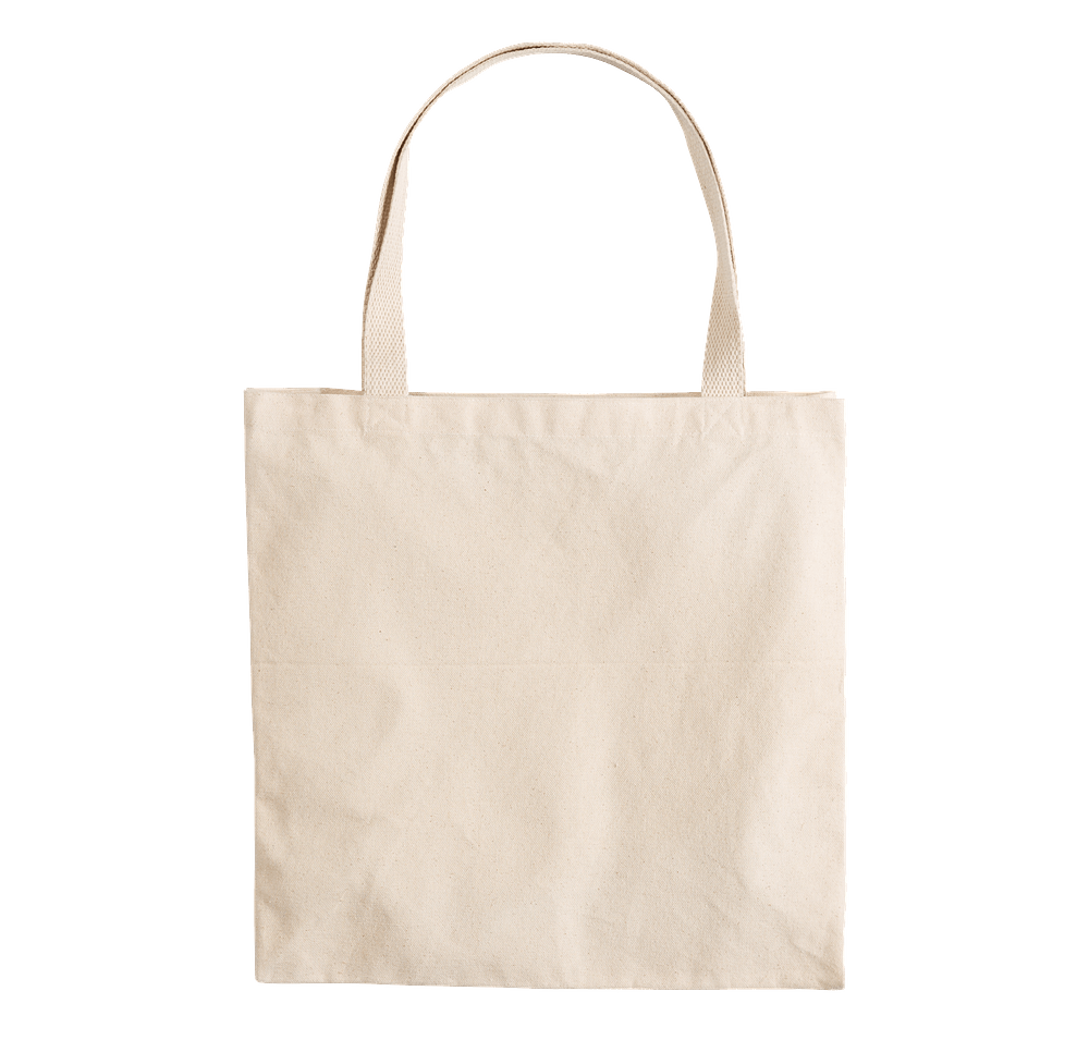 Medium Gusseted 100% Cotton Canvas Tote Bag-default