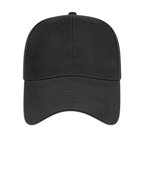Cap America X-Tra Value Twill Baseball Hat in Black