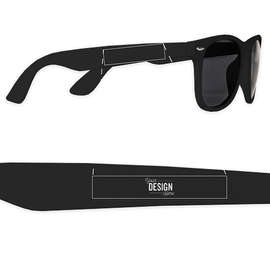 Sun Ray Sunglasses - Color: Black