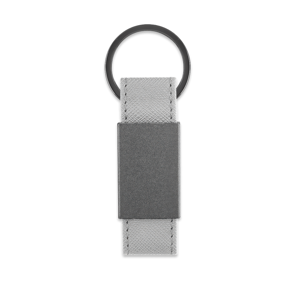 Laser Engraved Paxton Leatherette Keychain-default