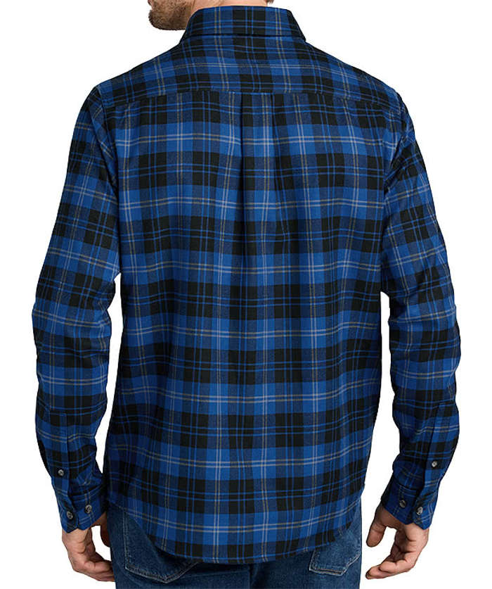Eddie Bauer Favorite Plaid Flannel Long Sleeve Shirt