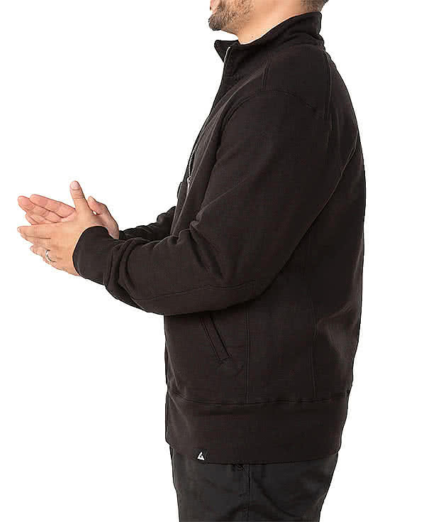 American Giant USA-Made Cadet Collar Full Zip Sweatshirt