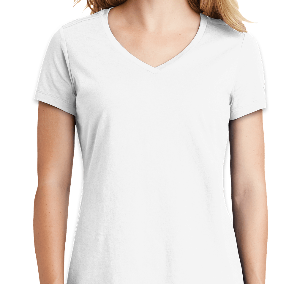 New Era Women's Heritage Blend V-Neck T-shirt-default