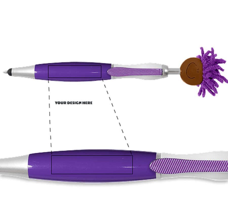 MopToppers Stylus Pen (Dark) in Purple