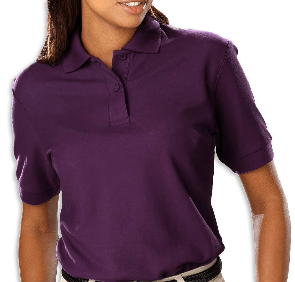 Blue Generation Women's Soft Touch Pique Polo - Embroidered-default