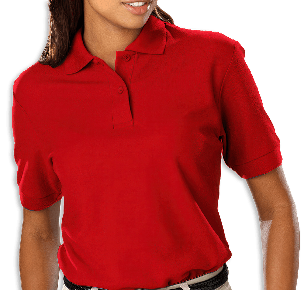 Blue Generation Women's Soft Touch Pique Polo - Embroidered-default