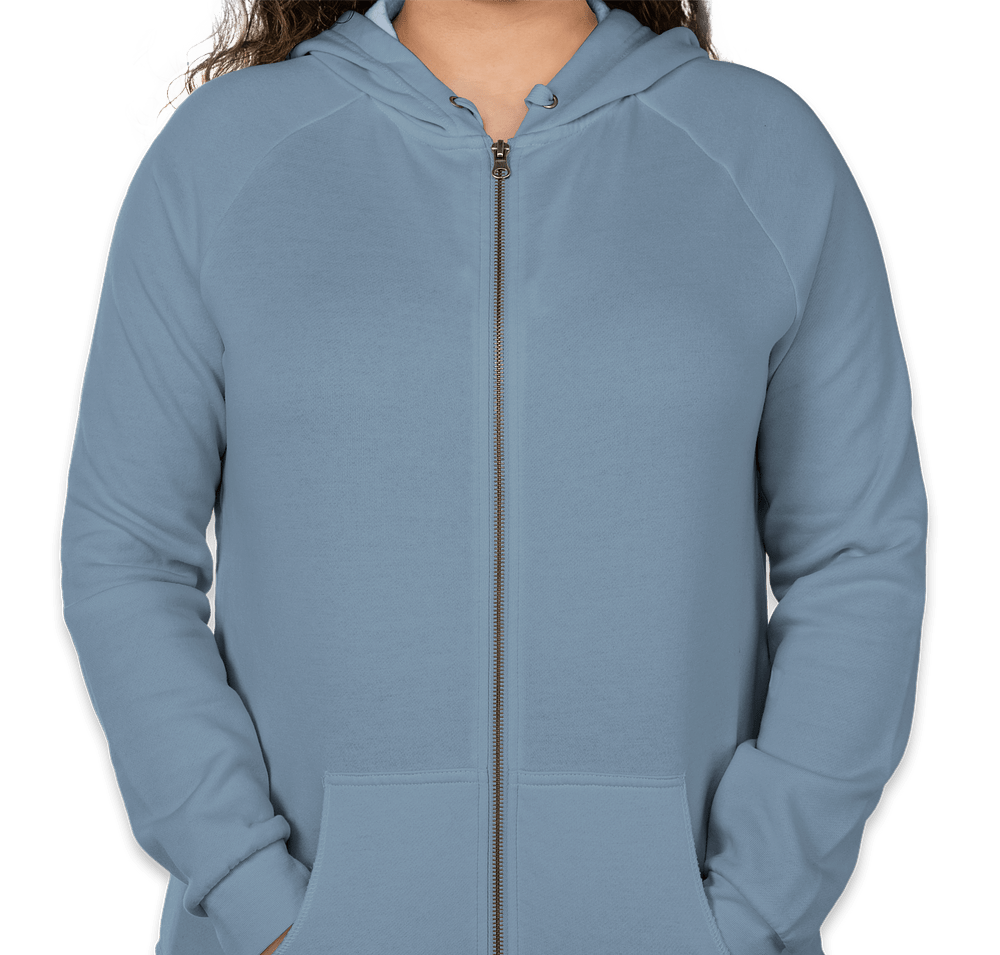 Independent Trading Women's California Wave Wash Zip Hoodie-default