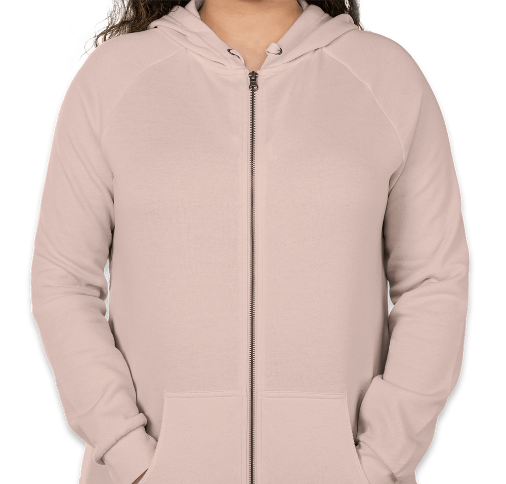 Independent Trading Women's California Wave Wash Zip Hoodie-default