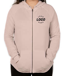 Independent Trading Women's California Wave Wash Zip Hoodie