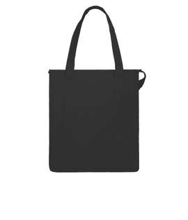 Hercules Zippered Insulated Grocery Tote Bag - Color: Black