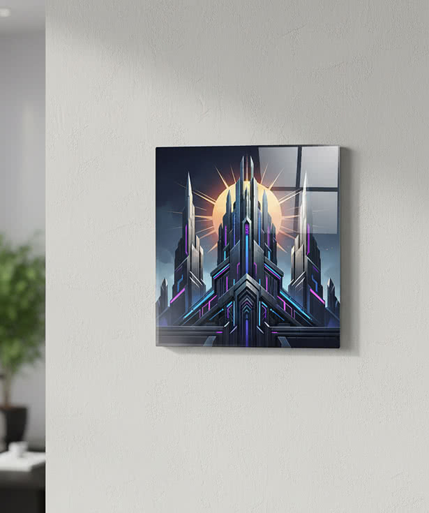 Full Color 8" x 8" Metallic Foam Wall Tile