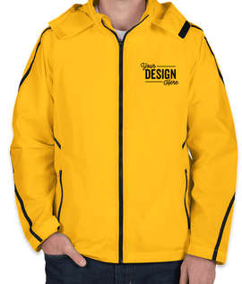 Team 365 Mesh Lined Hooded Jacket - Color: Sport Athletic Gold