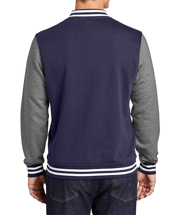 Sport-Tek Letterman Fleece Jacket - Printed