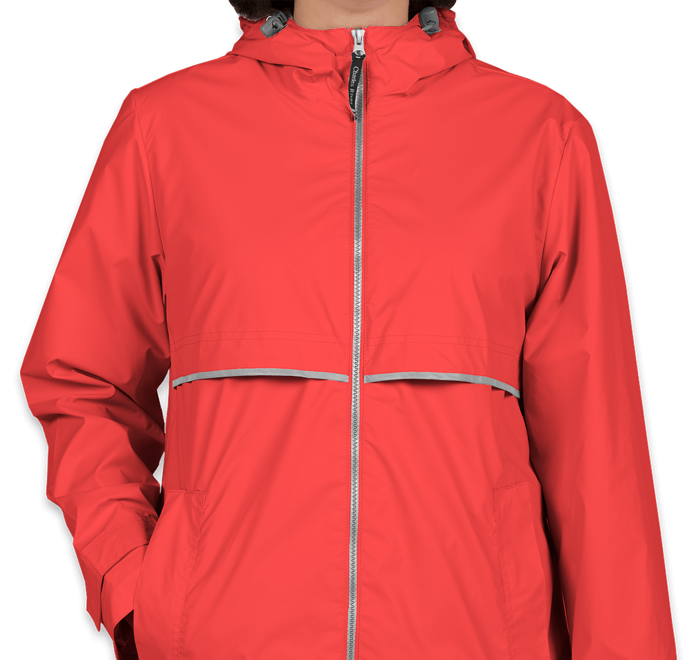 Charles River Women's New Englander Hooded Rain Jacket-default
