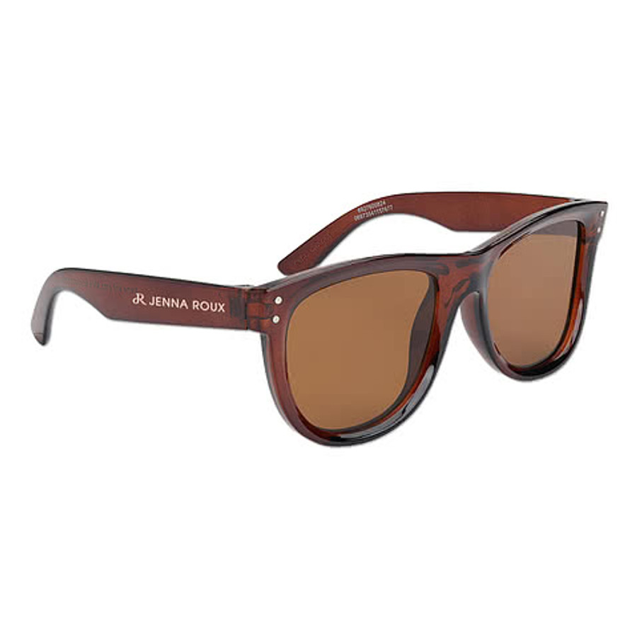 Ravi Recycled Sunglasses in Translucent Red with Smoke