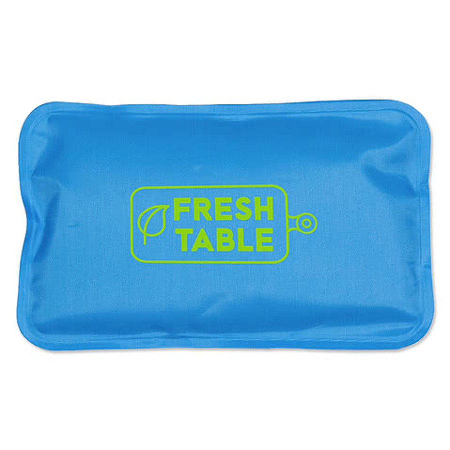Rectangle Nylon-Covered Hot/Cold Pack in Navy Blue