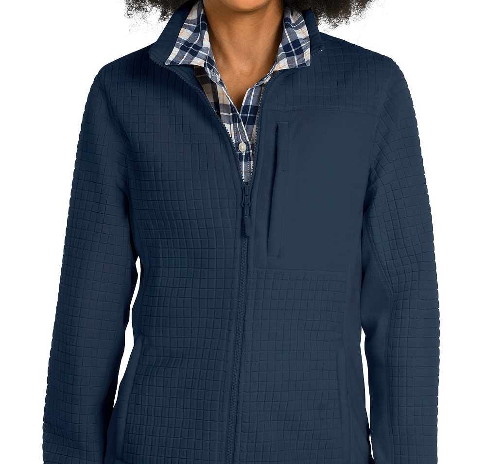 Charles River Women's Terrain Textured Fleece Jacket-default
