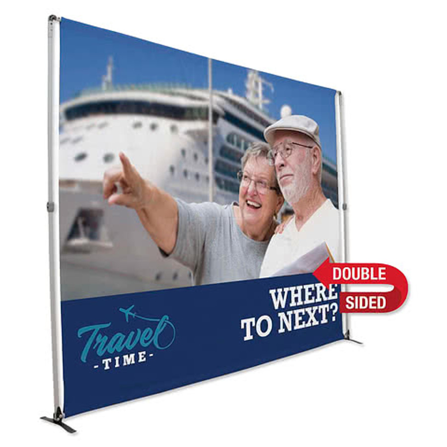 Full Color 118" x 94" Bravo Double-Sided Banner Kit in White