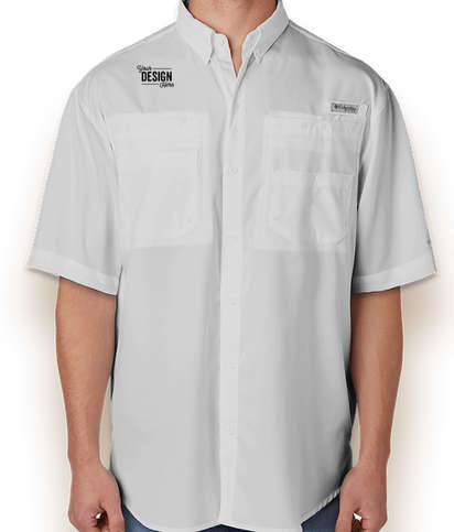 Columbia Tamiami Short Sleeve Fishing Shirt - Cool Gray