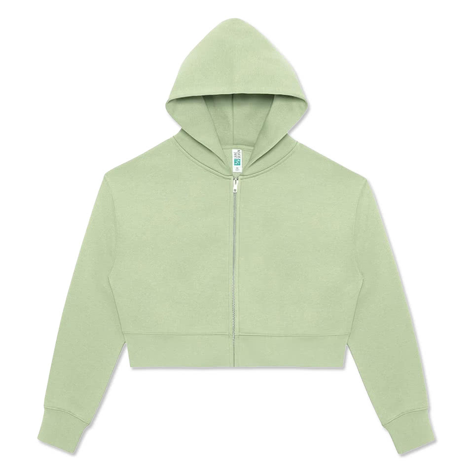 Lane Seven Women's Heavyweight Cropped Zip Hoodie